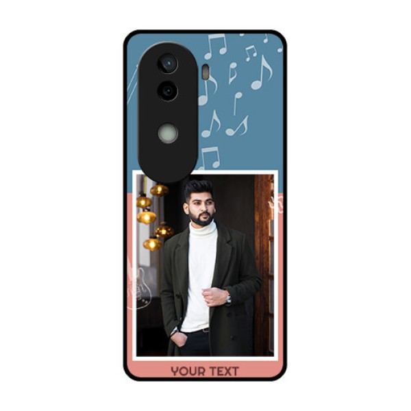 Vivo V40e 5G Custom Glass Phone CaseWith Color Musical Note Design Vivo V40e 5G Custom Glass Phone CaseWith Color Musical Note Design