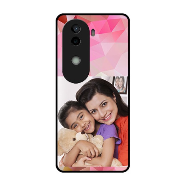 Vivo V40e 5G Custom Glass Phone CaseAbstract Triangle Design Vivo V40e 5G Custom Glass Phone CaseAbstract Triangle Design