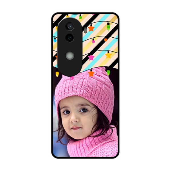 Vivo V40e 5G Custom Glass Phone CaseLights Hanging Design
