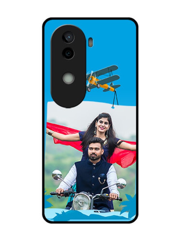 Custom Vivo V40e 5G Custom Glass Phone CaseTraveller Design