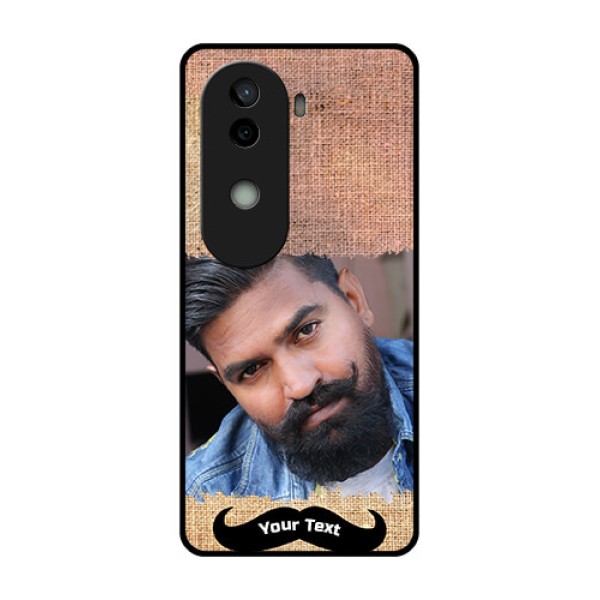 Vivo V40e 5G Custom Glass Phone CaseWith Texture Design