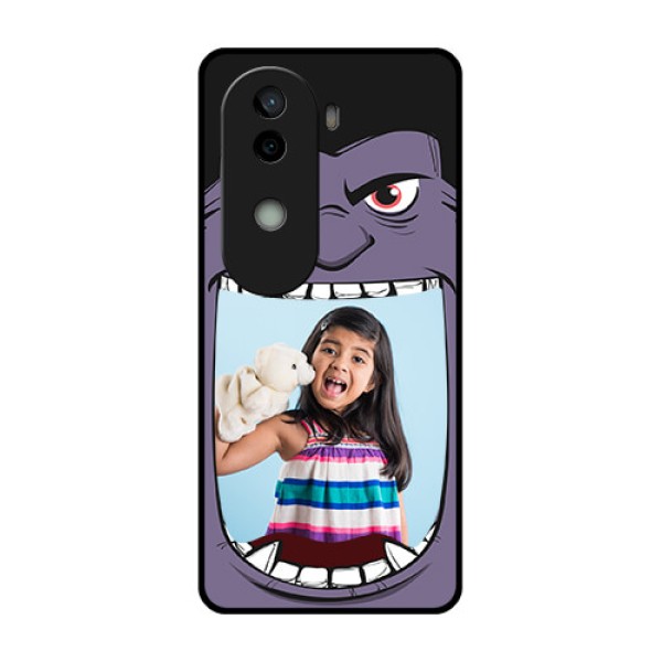 Vivo V40e 5G Custom Glass Phone CaseAngry Monster Design