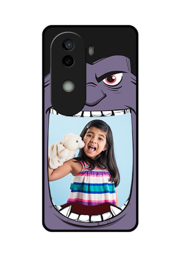 Vivo V40e 5G Custom Glass Phone CaseAngry Monster Design