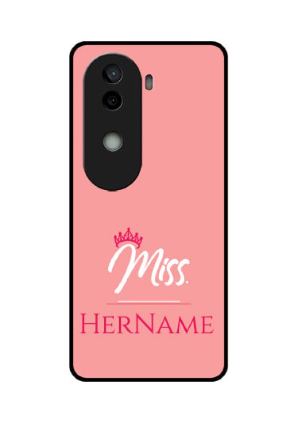 Vivo V40e 5G Custom Glass Phone CaseMrs With Name Design