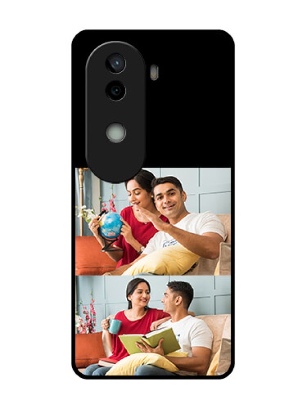 Custom Vivo V40e 5G Custom Glass Phone Case2 Images Design