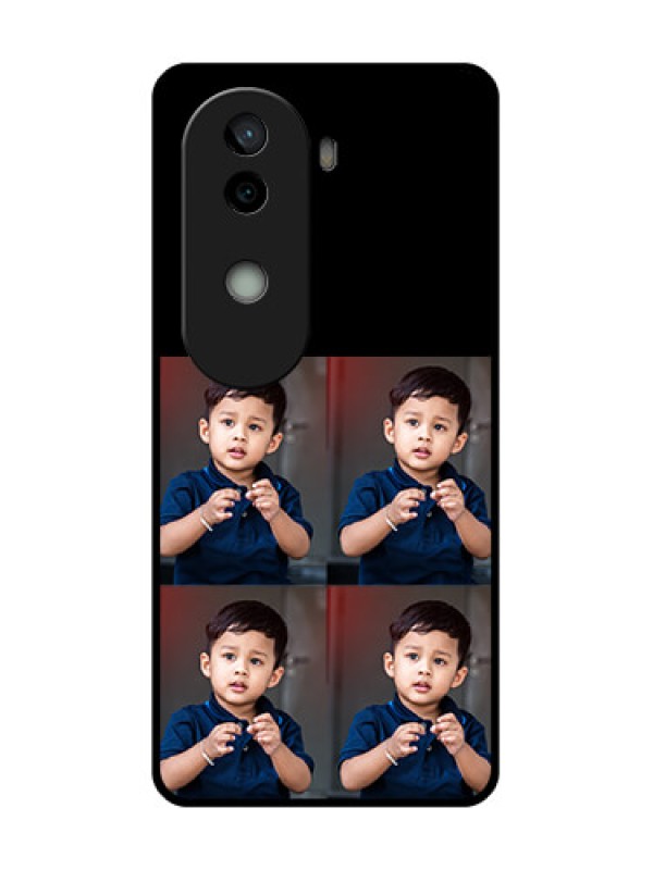 Custom Vivo V40e 5G Custom Glass Phone Case4 Image Holder Design