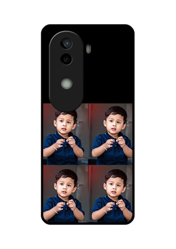 Vivo V40e 5G Custom Glass Phone Case4 Image Holder Design