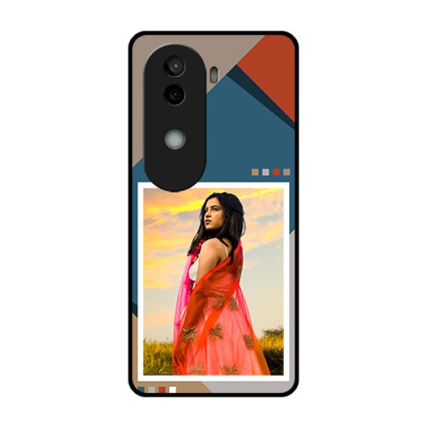 Vivo V40e 5G Custom Glass Phone CaseRetro Color Pallet Design