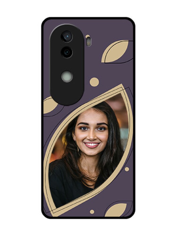 Custom Vivo V40e 5G Custom Glass Phone CaseFalling Leaf Design