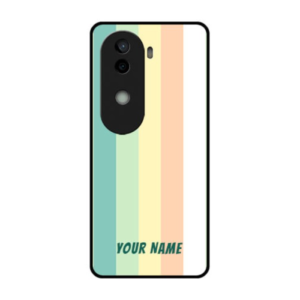 Vivo V40e 5G Custom Glass Phone CaseMulti - Colour Stripes Design Vivo V40e 5G Custom Glass Phone CaseMulti - Colour Stripes Design