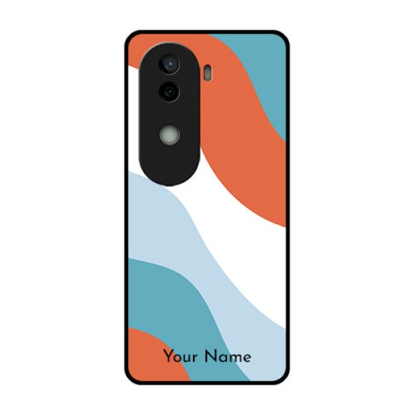 Vivo V40e 5G Custom Glass Phone CaseColoured Waves Design