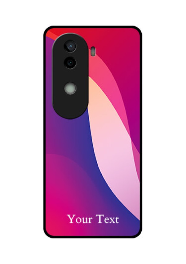 Vivo V40e 5G Custom Glass Phone CaseDigital Abstract Overlap Design