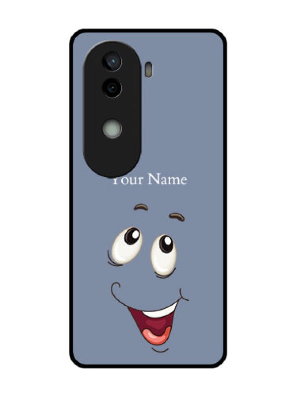 Custom Vivo V40e 5G Custom Glass Phone CaseLaughing Cartoon Face Design