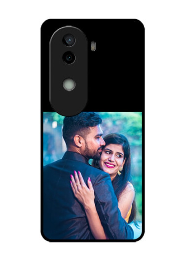 Vivo V40E 5G Custom Glass Phone Case - Upload Full Picture With Custom Color Design