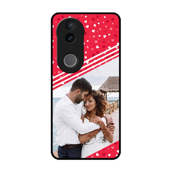 Vivo V50 5G Custom Glass Phone CaseValentines Gift Design