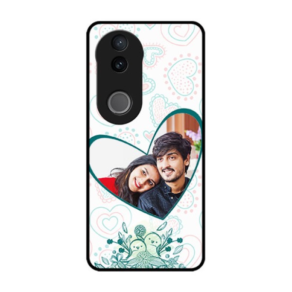 Vivo V50 5G Custom Glass Phone CasePremium Couple Design
