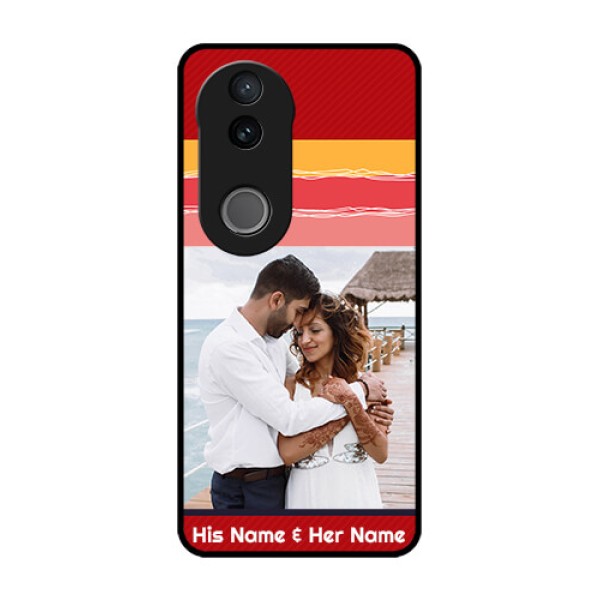 Vivo V50 5G Custom Glass Phone CaseColorful Case Design