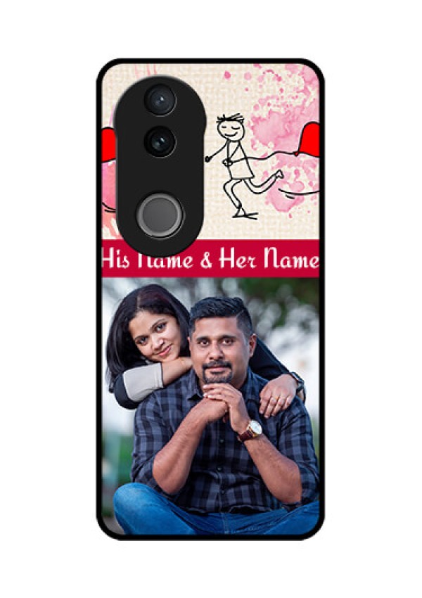 Vivo V50 5G Custom Glass Phone CaseYou And Me Case Design