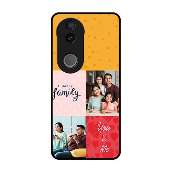 Vivo V50 5G Custom Glass Phone CaseImages With Quotes Design