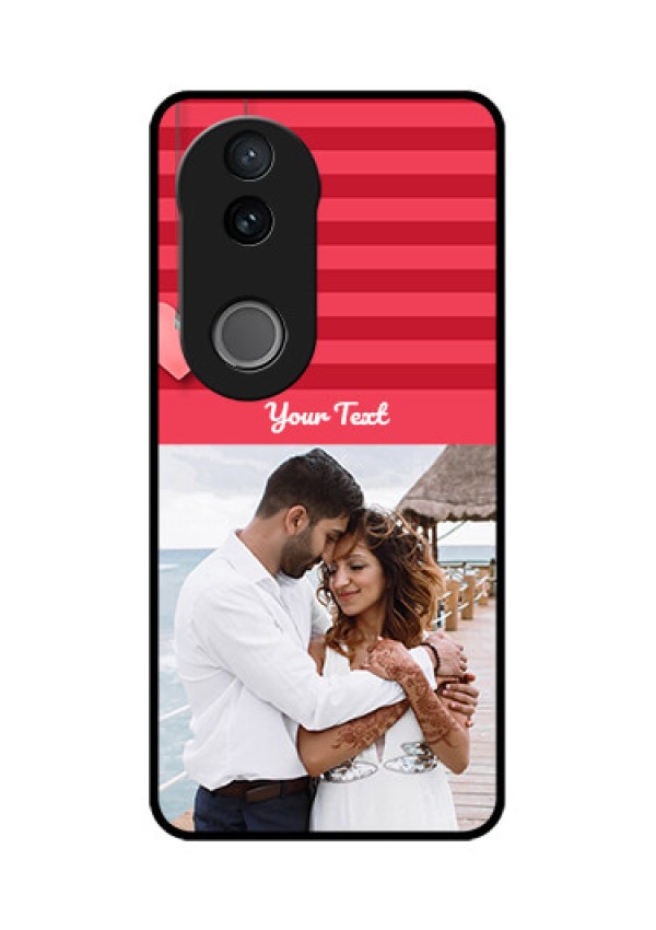 Vivo V50 5G Custom Glass Phone CaseValentines Day Design