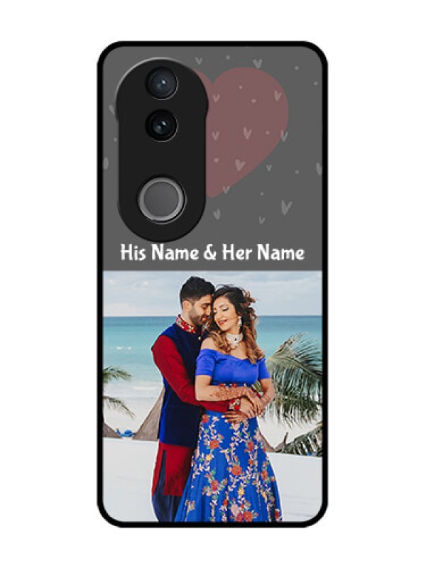 Custom Vivo V50 5G Custom Glass Phone CaseBuy Love Design With Photo Online