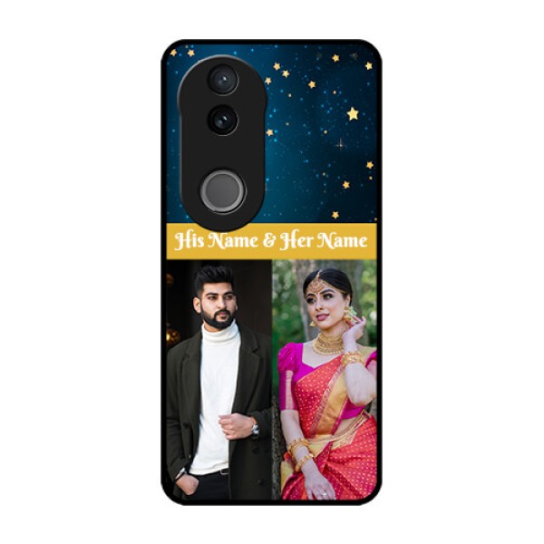 Vivo V50 5G Custom Glass Phone CaseGalaxy Stars Backdrop Design Vivo V50 5G Custom Glass Phone CaseGalaxy Stars Backdrop Design