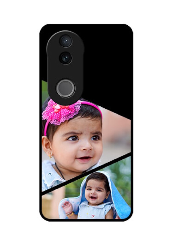 Vivo V50 5G Custom Glass Phone CaseSemi Cut Design