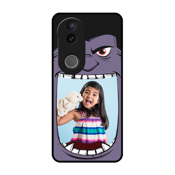 Vivo V50 5G Custom Glass Phone CaseAngry Monster Design