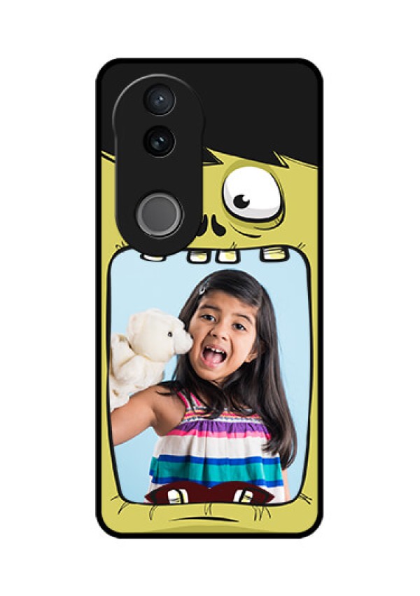 Vivo V50 5G Custom Glass Phone CaseCartoon Monster Back Case Design