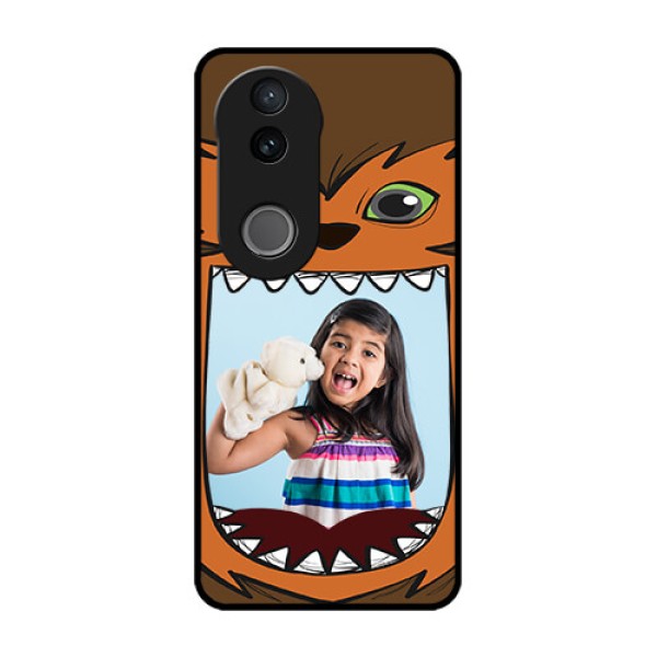 Vivo V50 5G Custom Glass Phone CaseOwl Monster Back Case Design Vivo V50 5G Custom Glass Phone CaseOwl Monster Back Case Design