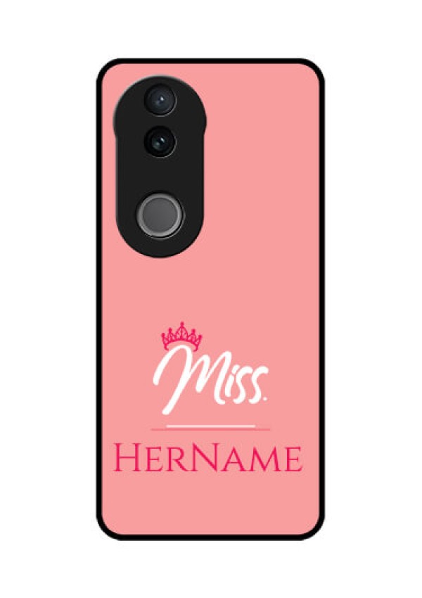 Vivo V50 5G Custom Glass Phone CaseMrs With Name Design