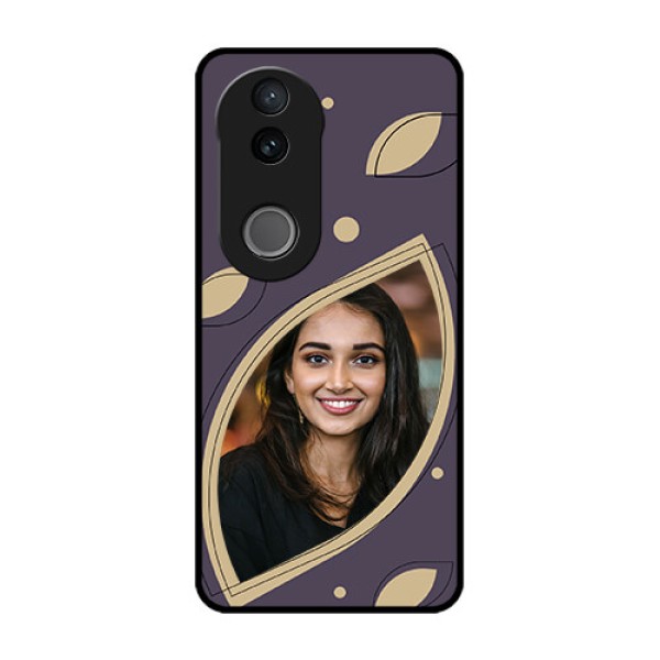 Vivo V50 5G Custom Glass Phone CaseFalling Leaf Design