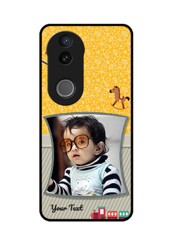 Vivo V50e 5G Custom Glass Phone Case - Baby Picture Upload Design