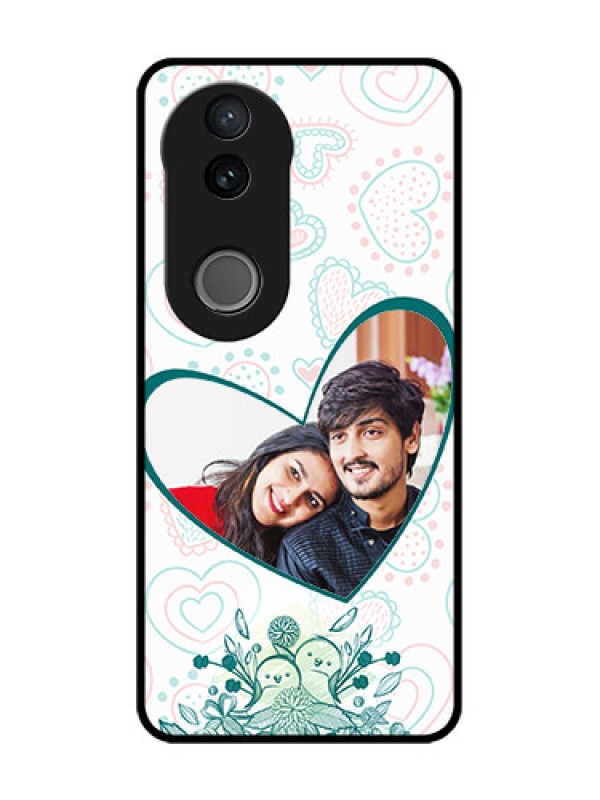 Custom Vivo V50e 5G Custom Glass Phone Case - Premium Couple Design