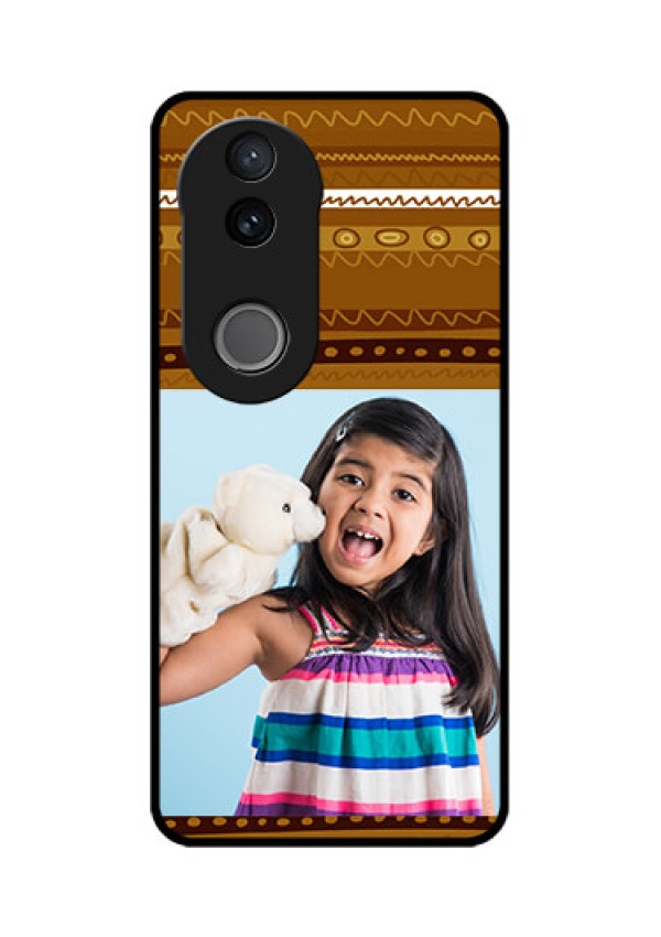 Vivo V50e 5G Custom Glass Phone Case - Friends Picture Upload Design