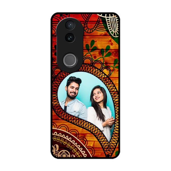 Vivo V50e 5G Custom Glass Phone Case - Abstract Colorful Design