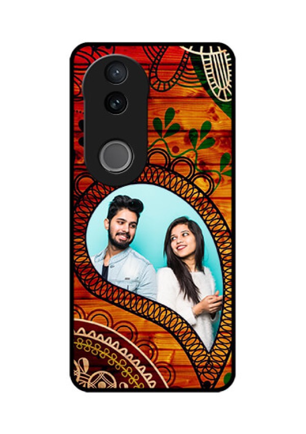 Vivo V50e 5G Custom Glass Phone Case - Abstract Colorful Design