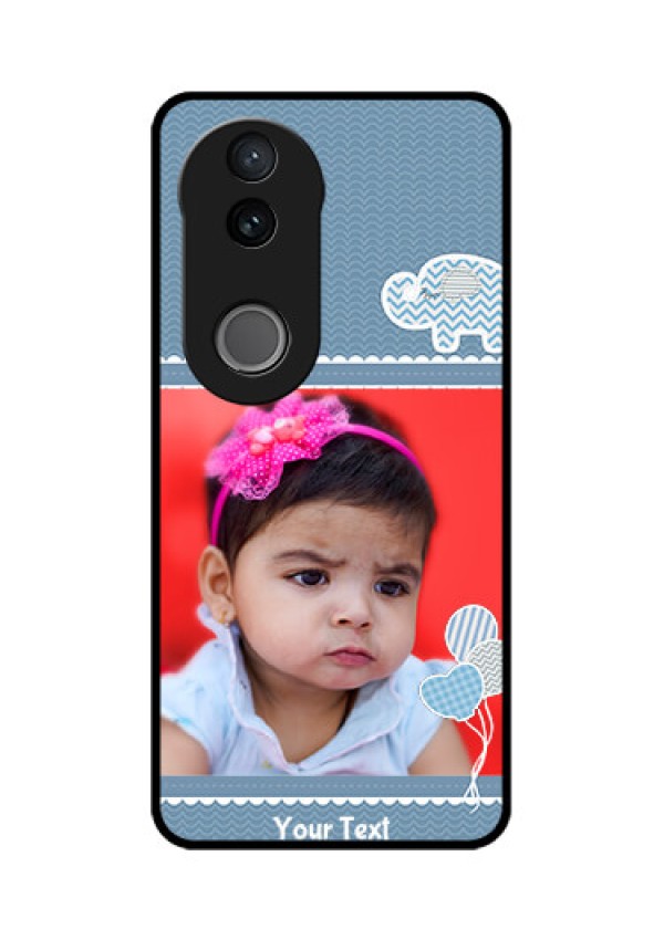 Vivo V50e 5G Custom Glass Phone Case - With Kids Pattern Design