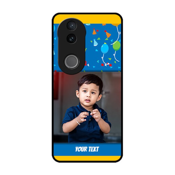 Vivo V50e 5G Custom Glass Phone Case - Birthday Wishes Design