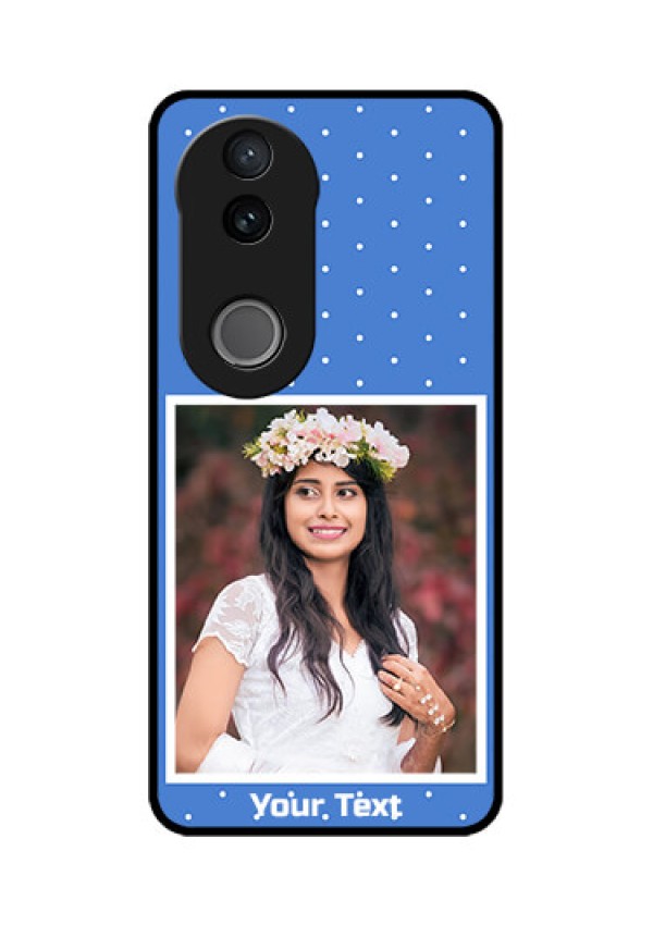 Vivo V50e 5G Custom Glass Phone Case - Polka Dots Design