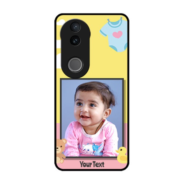Vivo V50e 5G Custom Glass Phone Case - Kids 2 Color Design