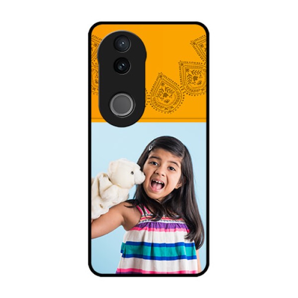 Vivo V50e 5G Custom Glass Phone Case - Photo Wedding Design