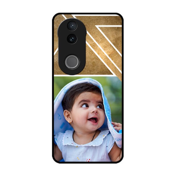 Vivo V50e 5G Custom Glass Phone Case - Gradient Abstract Texture Design Vivo V50e 5G Custom Glass Phone Case - Gradient Abstract Texture Design