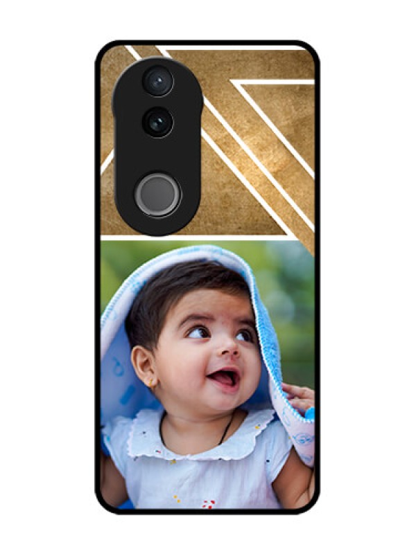 Custom Vivo V50e 5G Custom Glass Phone Case - Gradient Abstract Texture Design