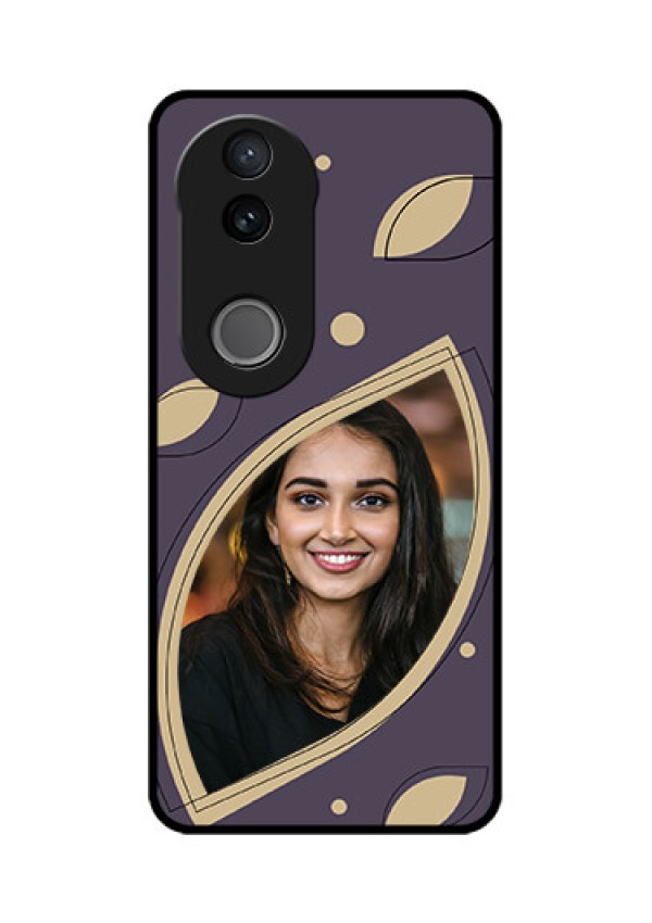 Vivo V50e 5G Custom Glass Phone Case - Falling Leaf Design
