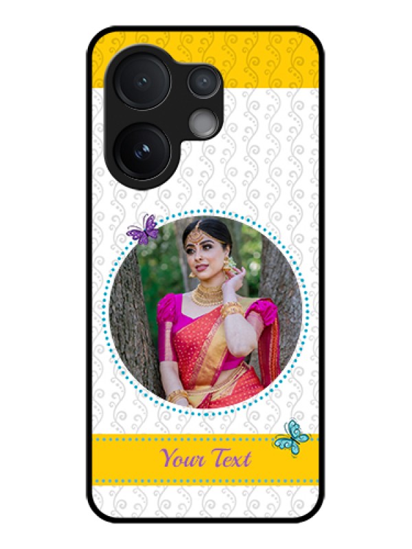 Custom Vivo V60 5G Custom Glass Phone Case - Girls Premium Case Design