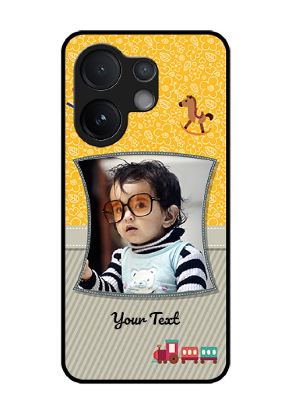 Vivo V60 5G Custom Glass Phone Case - Baby Picture Upload Design