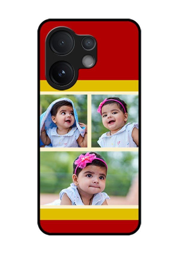 Vivo V60 5G Custom Glass Phone Case - Multiple Pic Upload Design