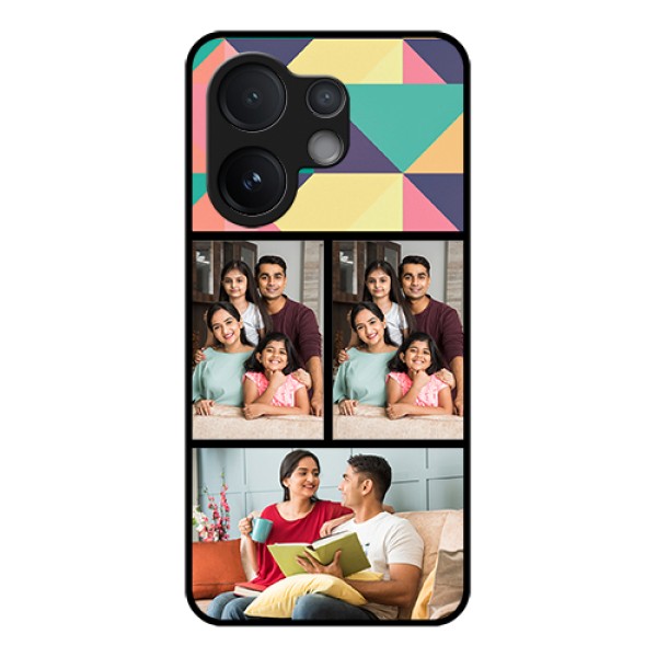 Vivo V60 5G Custom Glass Phone Case - Bulk Pic Upload Design