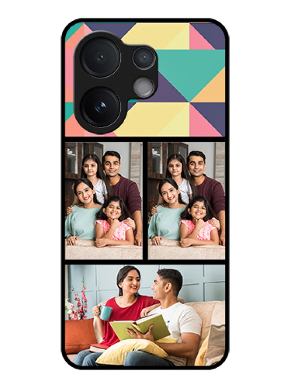 Custom Vivo V60 5G Custom Glass Phone Case - Bulk Pic Upload Design